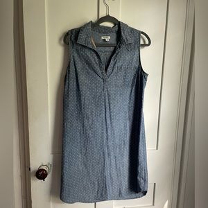 Blue denim Old Navy tank dress, large